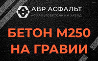 Бетон М250 на гравии в Синявино